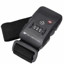 Von Cronshagen Koffergurt ANDO TSA Schwarz