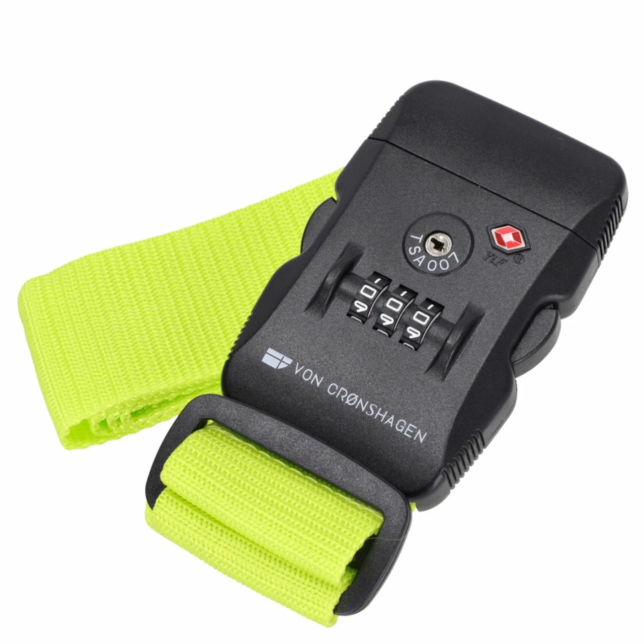 Von Cronshagen Koffergurt ANDO TSA Hellgrün 3 Von Cronshagen Koffergurt ANDO TSA Hellgrün