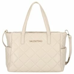 Valentino Kurzgriff Tasche Ocarina R Ecru