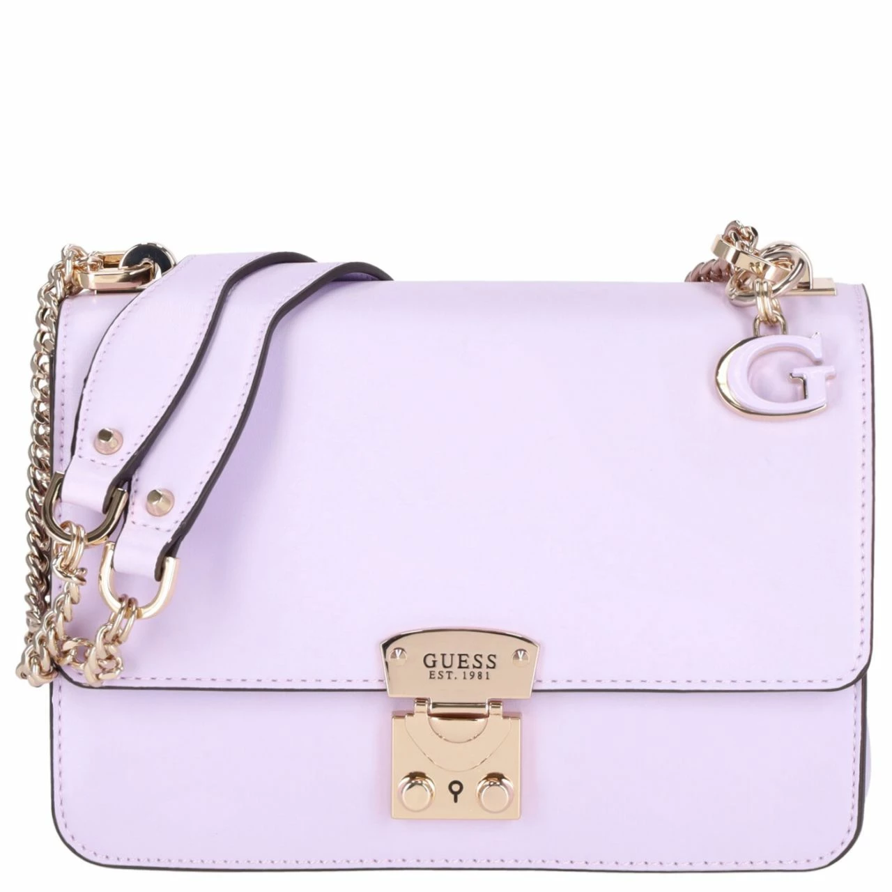 Guess Umhängetasche Eliette Logo Convertible XBody Flap Lavender 3 Guess Umhängetasche Eliette Logo Convertible XBody Flap Lavender