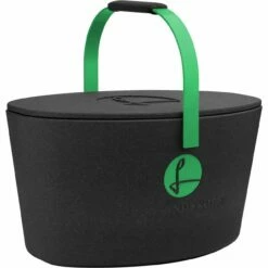 LIEBLINGSKORB Einkaufskorb Plus Deep Black/grün