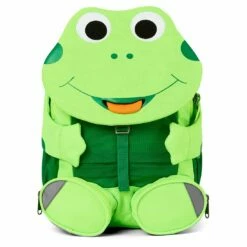 Affenzahn Kinder Rucksack Großer Freund 8l Frosch Neon