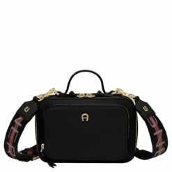 AIGNER Kurzgriff Tasche Zita S Schwarz