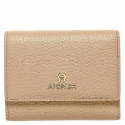 AIGNER Hochkantbörse Damen Ivy Almond Beige