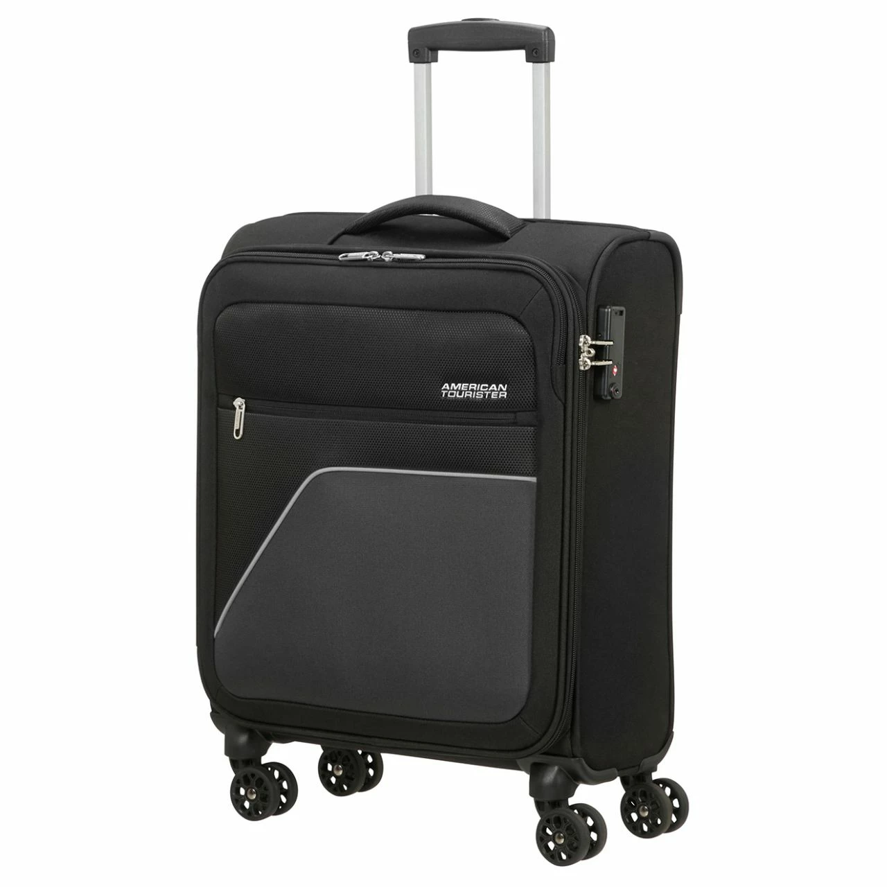 American Tourister Reisetrolley Sky Surfer S 55cm Black Grey 3 American Tourister Reisetrolley Sky Surfer S 55cm Black Grey