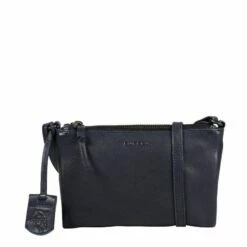 Burkely Umhängetasche Just Jolie Double Zip Crossbody Bag Blue
