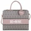 Be Mine Kurzgriff Tasche Campain Bag Rosie Grey/rose