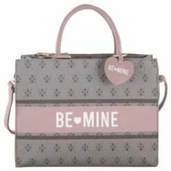 Be Mine Kurzgriff Tasche Campain Bag Rosie Grey/rose