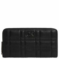Calvin Klein Langbörse Damen RE-Lock Quilt Z/A Wallet Ck Black