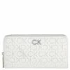 Calvin Klein Langbörse Damen Slim Z/A Wallet LG Perf Ck White -Aufbewahrungstasche Geschäft 0 01 neu 3642b9caba9992 1280x1280