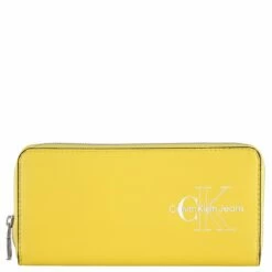 Calvin Klein Jeans Langbörse Damen Sculpted Zip Around Super Melon