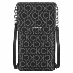 Calvin Klein Umhängetasche CK Must Phone Pouch Xbody Black Mono