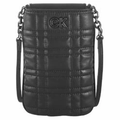 Calvin Klein Umhängetasche RE-Look Quilt Handyetui Black