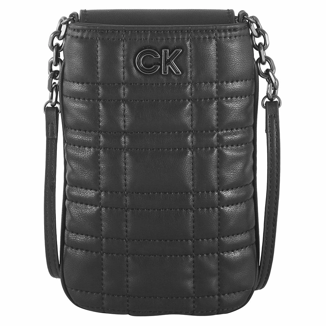 Calvin Klein Umhängetasche RE-Look Quilt Handyetui Black 3 Calvin Klein Umhängetasche RE-Look Quilt Handyetui Black