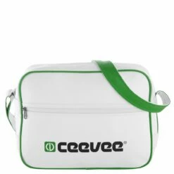 CEEVEE Leather Umhängetasche Retrobag Weiß