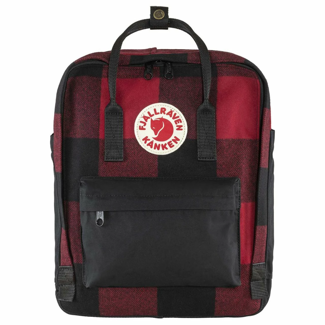 FJÄLLRÄVEN Fjällräven Rucksack Kanken Re-Wool 16l Red-black 3 FJÄLLRÄVEN Fjällräven Rucksack Kanken Re-Wool 16l Red-black