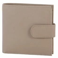 Klatta Offermann Geldbörse Herren Button Trifold Taupe