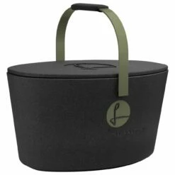LIEBLINGSKORB Einkaufskorb Plus Deep Black/oliv