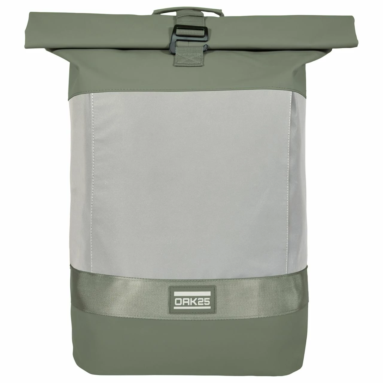 OAK25 Rucksack Reflective Rolltop 22l Oliv/salbei + Silber 3 OAK25 Rucksack Reflective Rolltop 22l Oliv/salbei + Silber