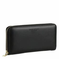 Seidenfelt Manufaktur Langbörse Damen Smilla Black