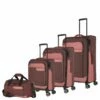 Travelite Kofferset Viia 4w L/M/S Reisetasche Frühlingsrose