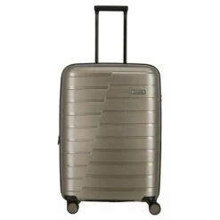 Travelite Reisetrolley Air Base 4W M Erw. 67cm Champagner