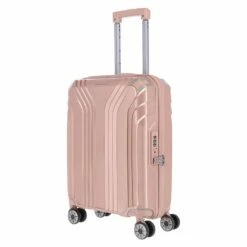 Travelite Reisetrolley Elvaa 4w S 55cm Rosegold