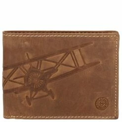 Sattlers & Co. Querbörse Herren Typhoon Cognac