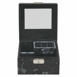 Windrose Schmuckkästchen Flowers 803946 Schwarz/weiß