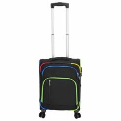 KENORADA Reisetrolley Rainbow Cabin Spinner S 55cm Schwarz Rainbow