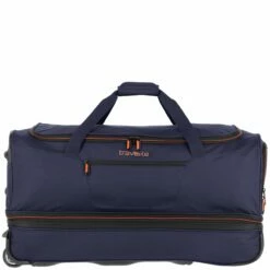 Travelite Reisetasche Mit Rollen Basics 98l Marine/orange