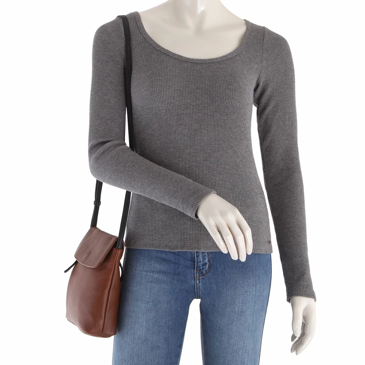 Sattlers & Co. Umhängetasche Raffina The Guranda Cognac/black 4 Sattlers & Co. Umhängetasche Raffina The Guranda Cognac/black – Bild 2