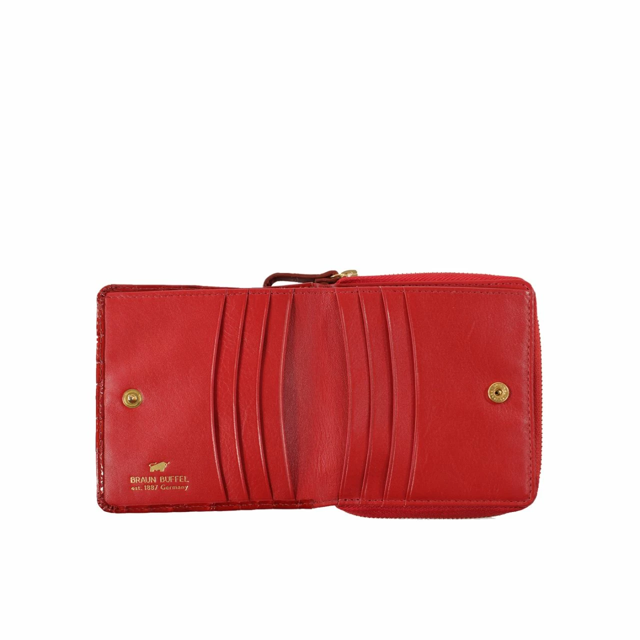 Braun Büffel Hochkantbörse Damen Verona 6CS Red 4 Braun Büffel Hochkantbörse Damen Verona 6CS Red – Bild 2