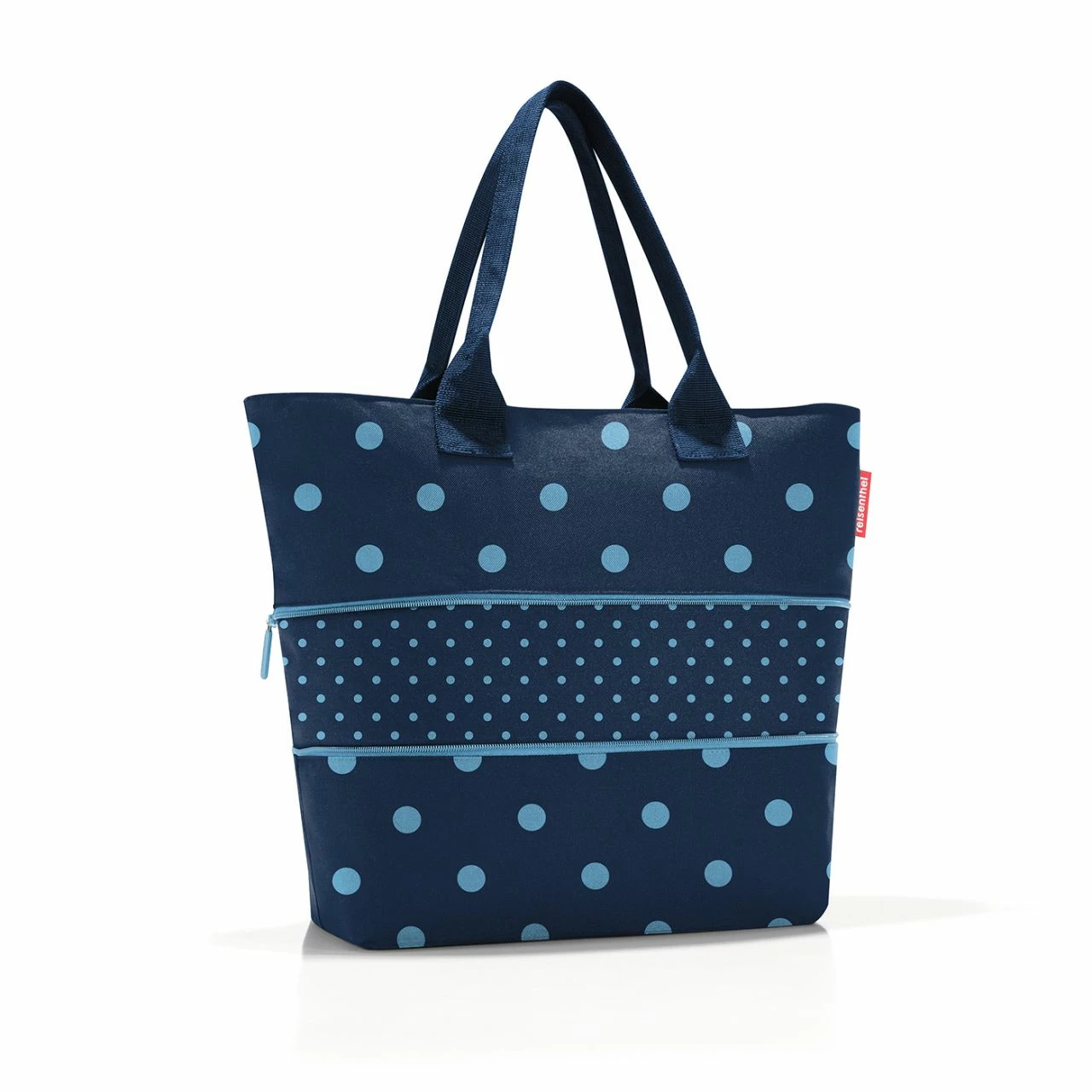 Reisenthel Einkaufsshopper E1 Mixed Dots Blue 4 Reisenthel Einkaufsshopper E1 Mixed Dots Blue – Bild 2
