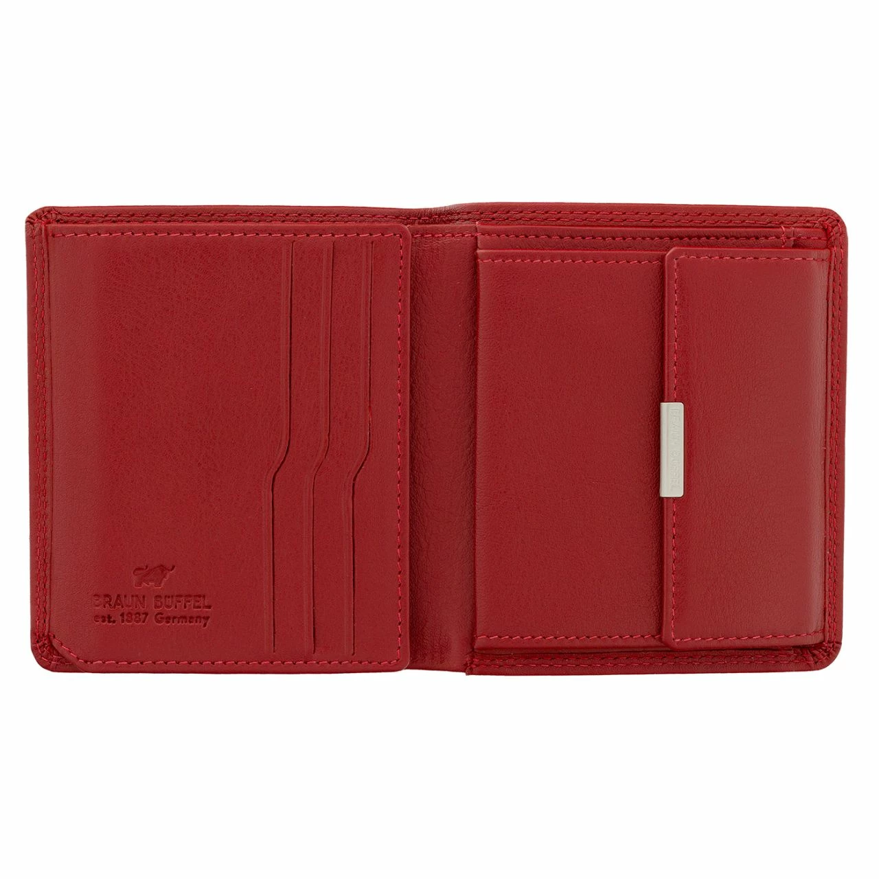 Braun Büffel Hochkantbörse Damen Golf 2.0 Geldbörse Carre 6CS Rot 4 Braun Büffel Hochkantbörse Damen Golf 2.0 Geldbörse Carre 6CS Rot – Bild 2