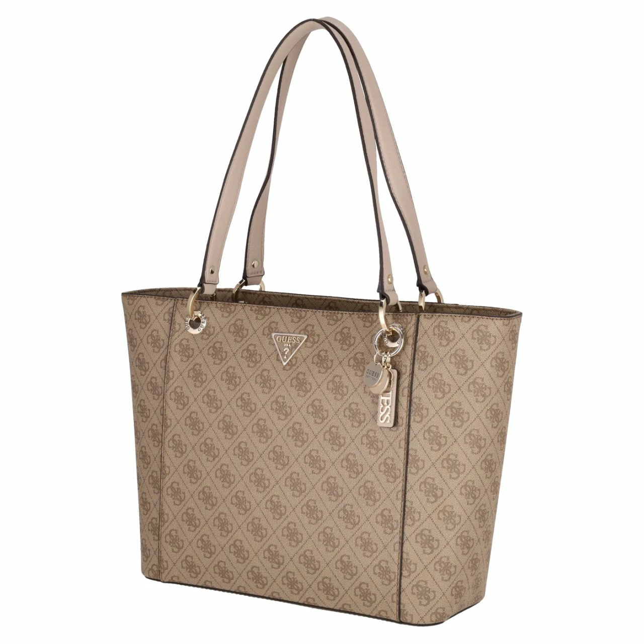 Guess Shopper Noelle Elite Tote Latte Logo 4 Guess Shopper Noelle Elite Tote Latte Logo – Bild 2