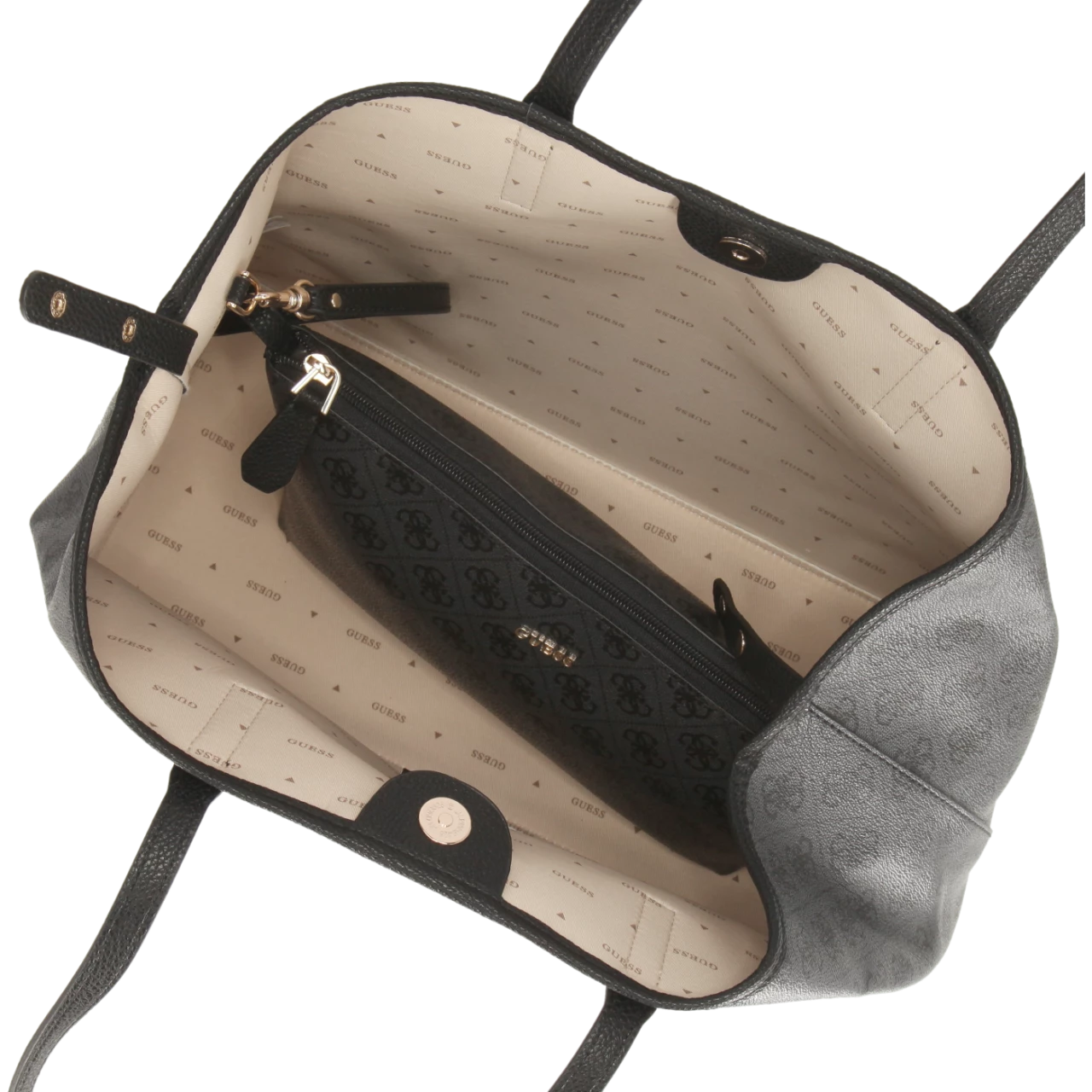 Guess Shopper Vikky Large Tote Coal 4 Guess Shopper Vikky Large Tote Coal – Bild 2