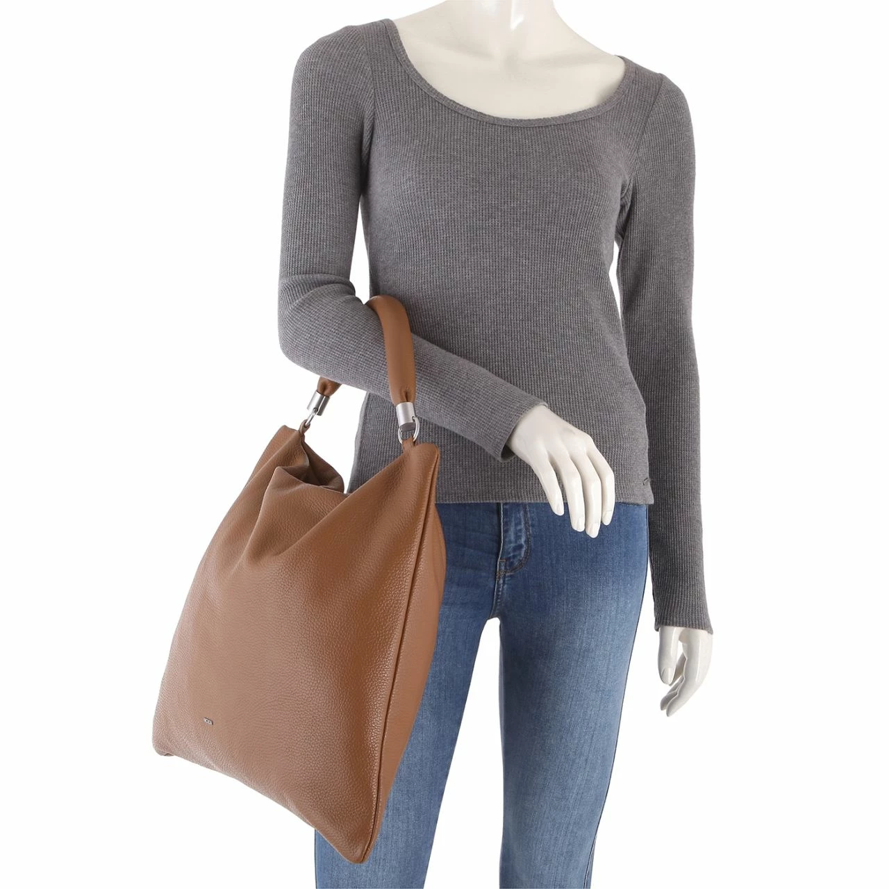 Arcadia Beuteltasche Clara Large Hobo Bag Doll Nero 4 Arcadia Beuteltasche Clara Large Hobo Bag Doll Nero – Bild 2