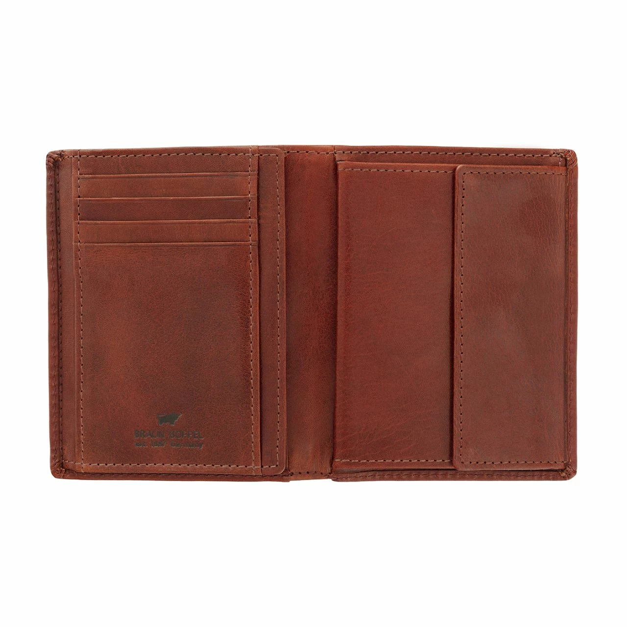 Braun Büffel Hochkantbörse Herren Arezzo RFID H 8CS Tabak 4 Braun Büffel Hochkantbörse Herren Arezzo RFID H 8CS Tabak – Bild 2