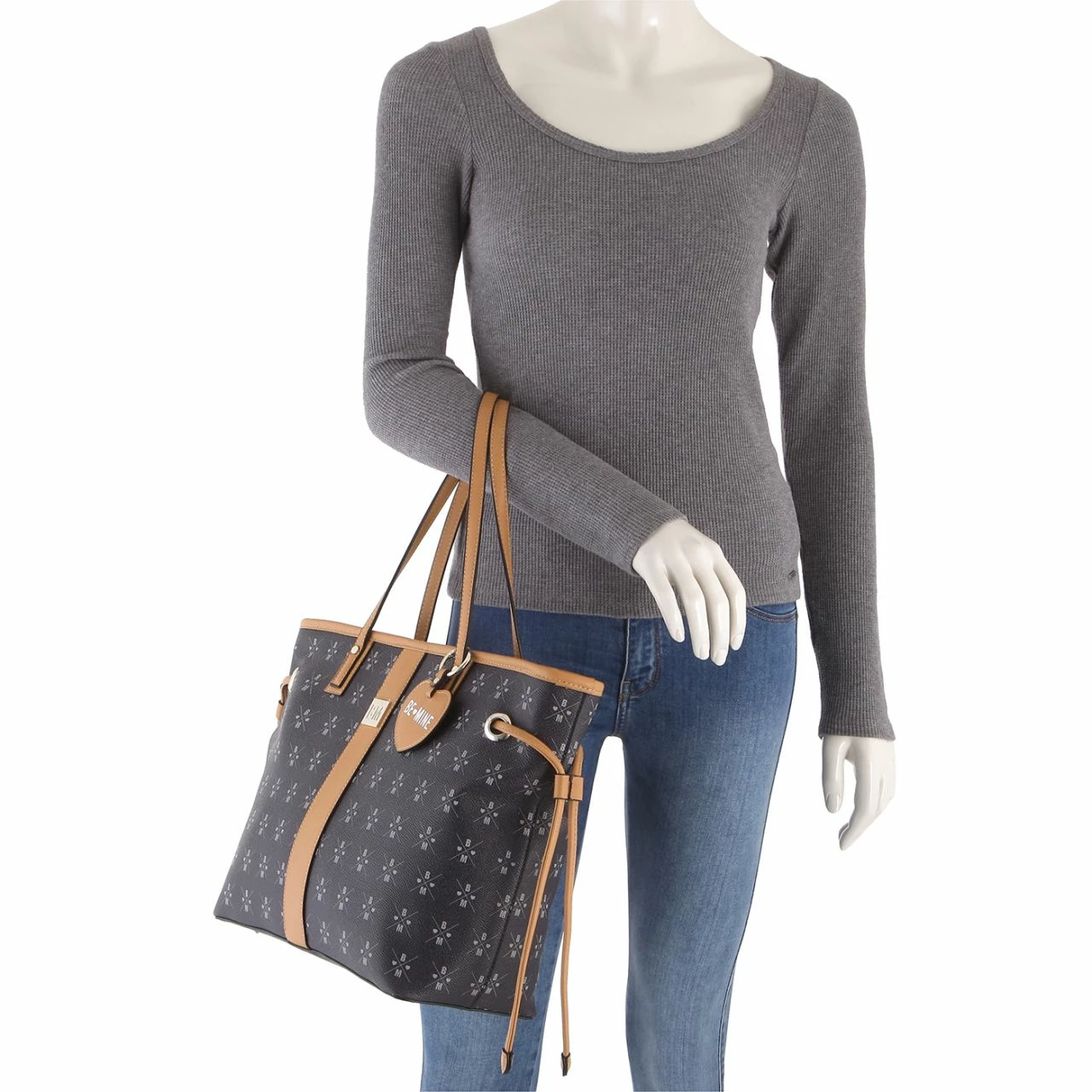 Be Mine Shopper Kate 2 Blue/cognac 4 Be Mine Shopper Kate 2 Blue/cognac – Bild 2