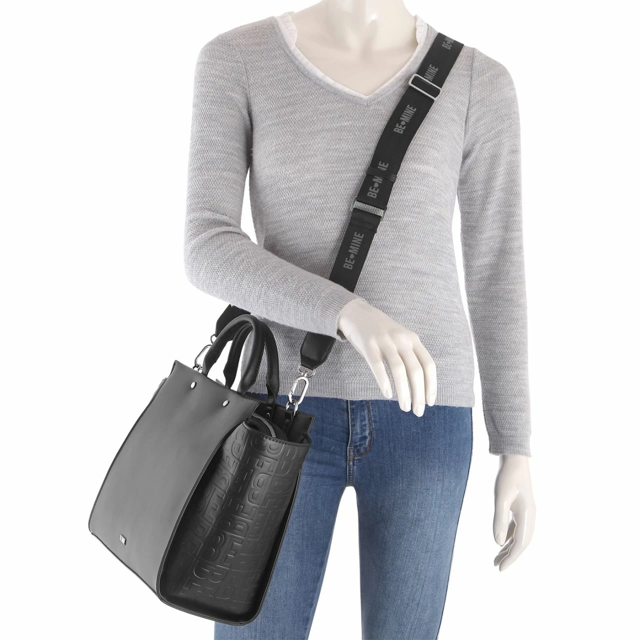 Be Mine Kurzgriff Tasche Alex L Black 4 Be Mine Kurzgriff Tasche Alex L Black – Bild 2