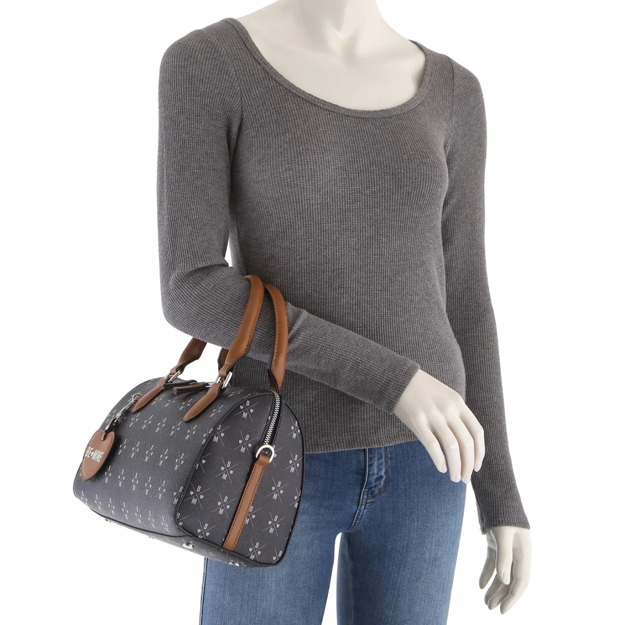 Be Mine Kurzgriff Tasche Junis Taupe 4 Be Mine Kurzgriff Tasche Junis Taupe – Bild 2