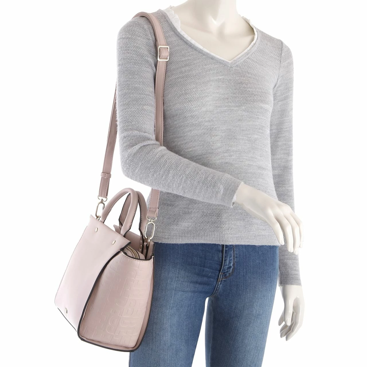 Be Mine Kurzgriff Tasche Alex M Light Rose 4 Be Mine Kurzgriff Tasche Alex M Light Rose – Bild 2