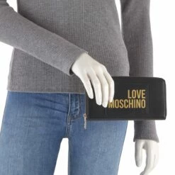 Love Moschino Langbörse Damen Portafogli KC0 Schwarz -Aufbewahrungstasche Geschäft 0 026436115408a91 1280x1280