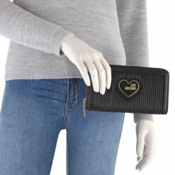 Love Moschino Langbörse Damen Wallet Embossment JC5615 Nero -Aufbewahrungstasche Geschäft 0 0264361182a6a2a 1280x1280