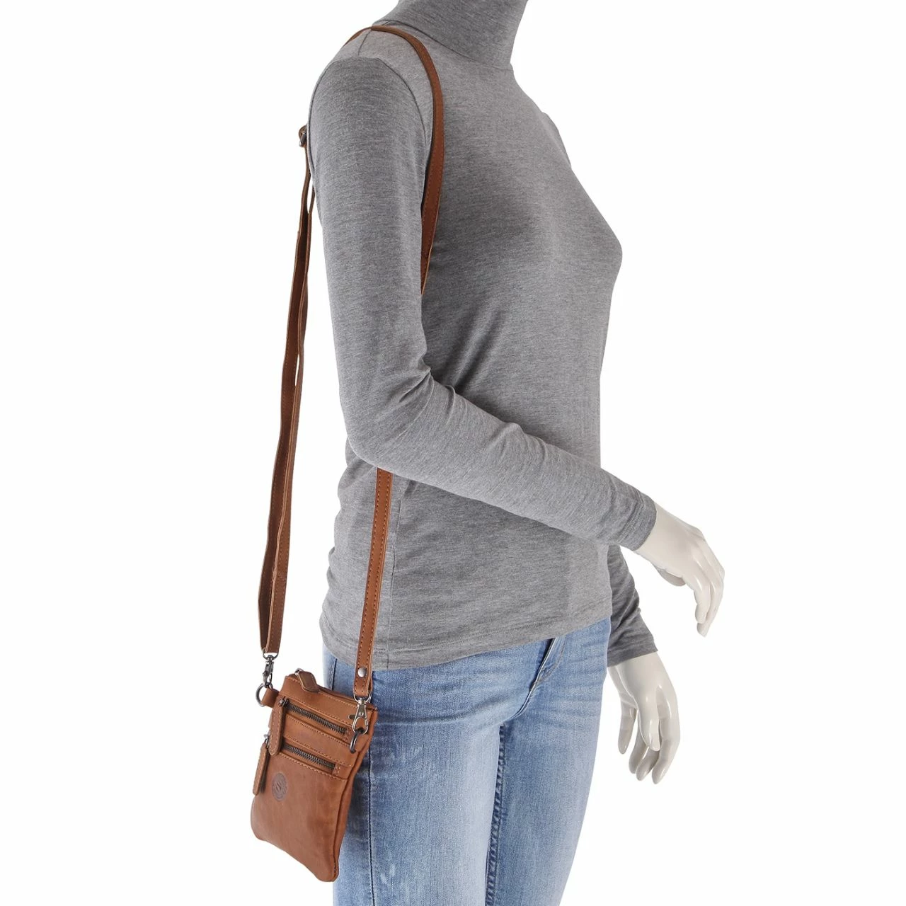 Sattlers & Co. Umhängetasche The Barn Mahkah Tan 4 Sattlers & Co. Umhängetasche The Barn Mahkah Tan – Bild 2