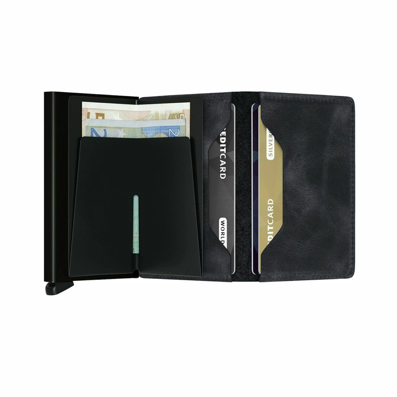 Secrid Kreditkartenetui Slimwallet Vintage Black 4 Secrid Kreditkartenetui Slimwallet Vintage Black – Bild 2
