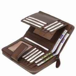 Sattlers & Co. Hochkantbörse Damen Tahani Brown -Aufbewahrungstasche Geschäft 0 02643f4221e944e 1280x1280