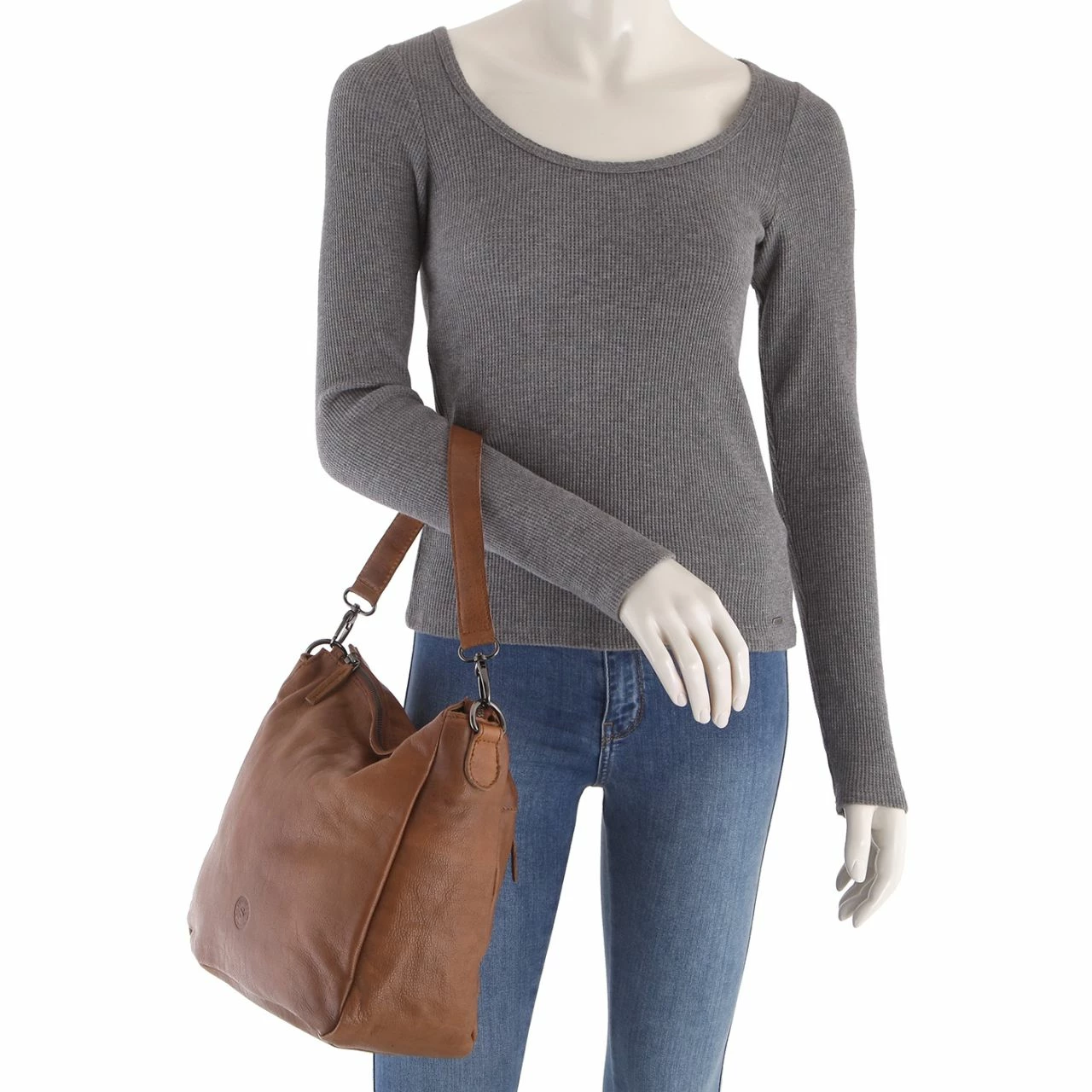 Sattlers & Co. Beuteltasche Escorial Mocca 4 Sattlers & Co. Beuteltasche Escorial Mocca – Bild 2