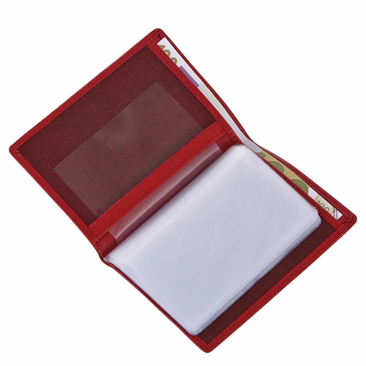 KENORADA Kreditkartenetui Ried Rot 4 KENORADA Kreditkartenetui Ried Rot – Bild 2